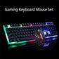 Gaming Keyboard Mouse Glowing Set