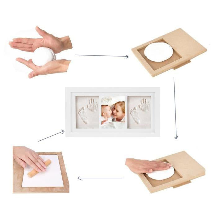 Baby Hand And Foot Print Hand And Foot Print Baby Hand And Foot Print Wooden Photo Frame