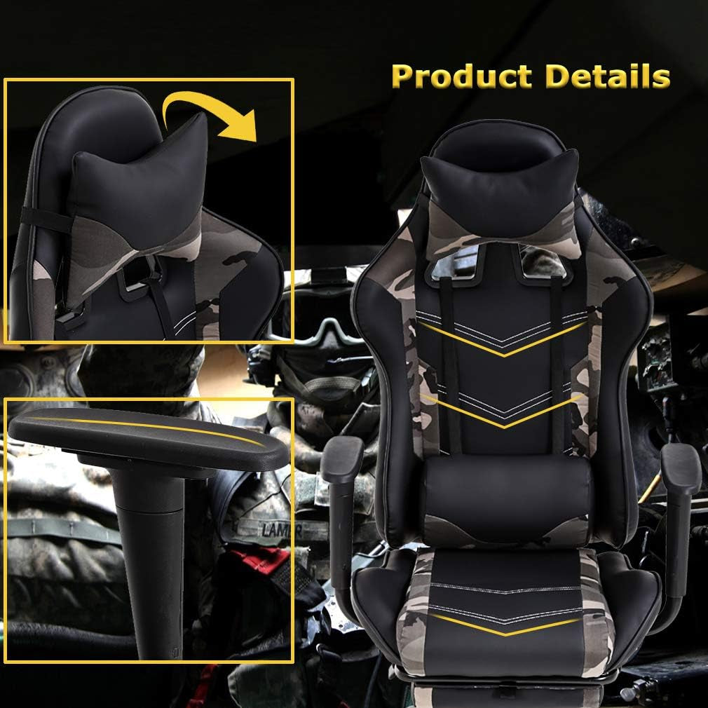Ergonomic Office Chair PC Gaming Chair Cheap Desk Chair PU Leather