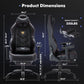 Tall Gaming Chair 350lbs Racing Computer Gaming Chair