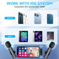 Wireless Lavalier Lapel Microphone For IPhone IPad Professional Wireless Clip Mic - Cordless Omnidirectional Condenser Recording Mic For Interview Video Podcast Vlog YouTube