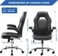 Home Gaming Ergonomic Office Flip-Up Armrest and Height Adjustable